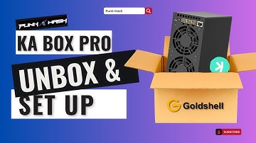 Mine Kaspa at Home in 2024: Goldshell KA Box Pro - Unbox & Set up
