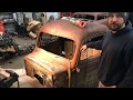 RAT ROD TIP OF THE DAY: FULL CHOP WE DID IN 3 HOURS ON A 1946 FORD CAB.