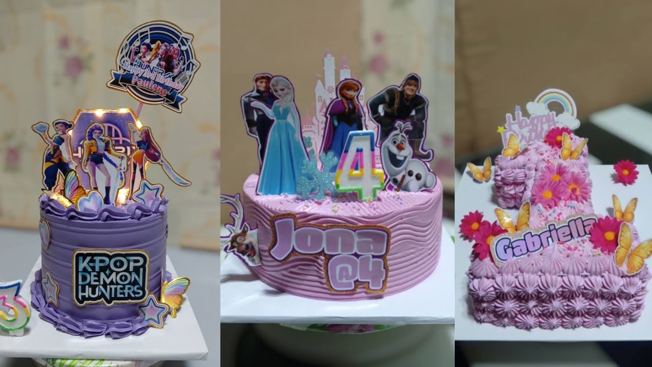 Customized Cake | Orders Birthday Cake | GalBon's Cake [no music] [no talking] 