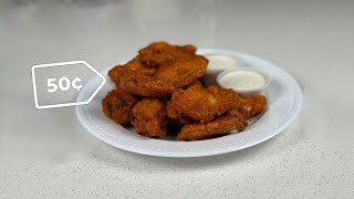 Crispy Wings for About 50 Cents Each