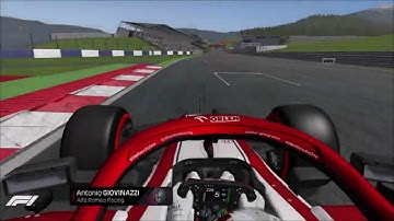 F1 2021 CHT rFactor - Antonio Giovinazzi Onboard Spielberg