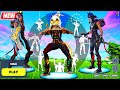 RENEGADE LYNX Fortnite doing all Funny Built-In Emotes シ