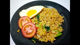 CARA MASAK BERAS UNTUK NASI GORENG || ENAK & CEPAT MESKI TANPA SAOS EBI