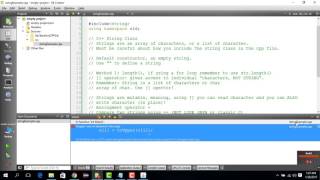 C++ String Class: The basics of the library