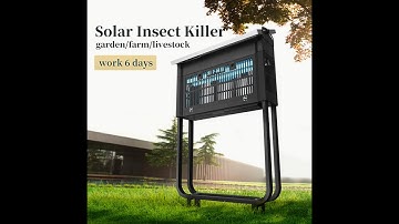 DIY ultral version solar insect killer lamp