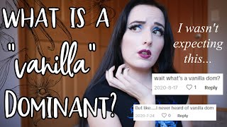 What is a Vanilla Dominant? [BDSM]