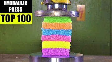 Top 100 Best Hydraulic Press Moments ASMR VERSION | PURE SOUND | Satisfying Crushing Compilation