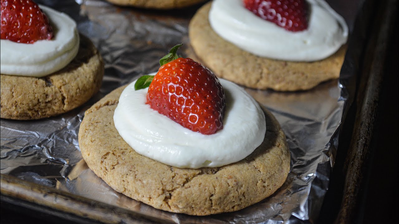 Frosted Strawberry Cookies YouTube