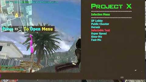 PROJECT X MW2 TU8 MOD MENU ONLINE