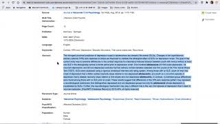 Psychology PSYC 01B Video Tutorial: APA citation, familiarize library guide and research databases