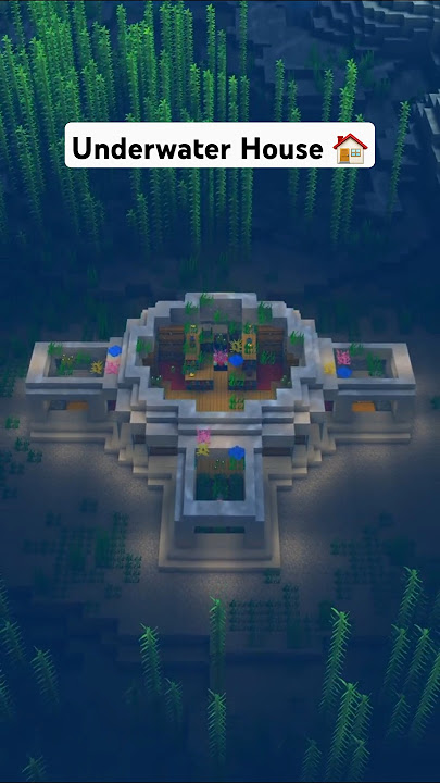Minecraft Underwater House 🏠 #minecraft