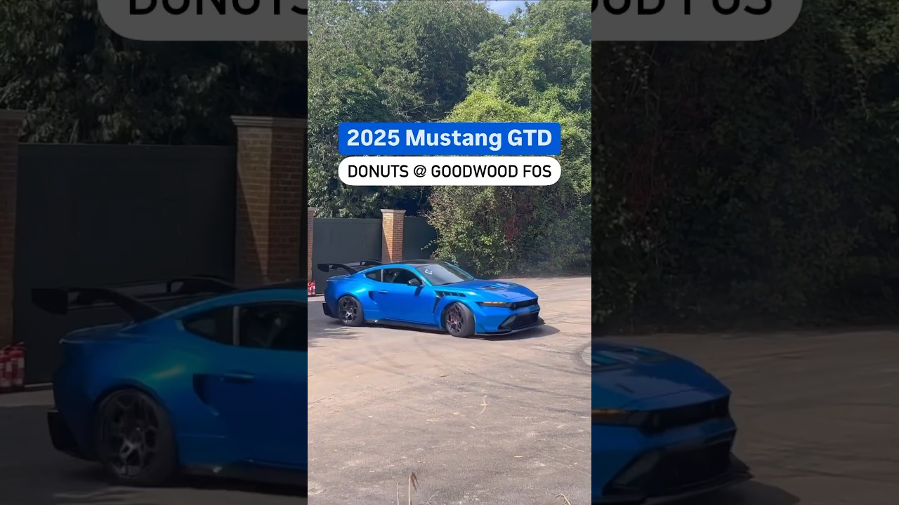 Mustang GTD Donuts at Goodwood! 🏎️