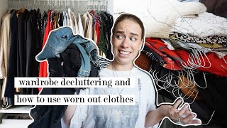 decluttering my wardrobe // what to do with 