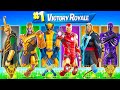 The RANDOM MARVEL BOSS Challenge in Fortnite (Loki, Thanos, Ironman, Wolverine, Black Panther, Thor)