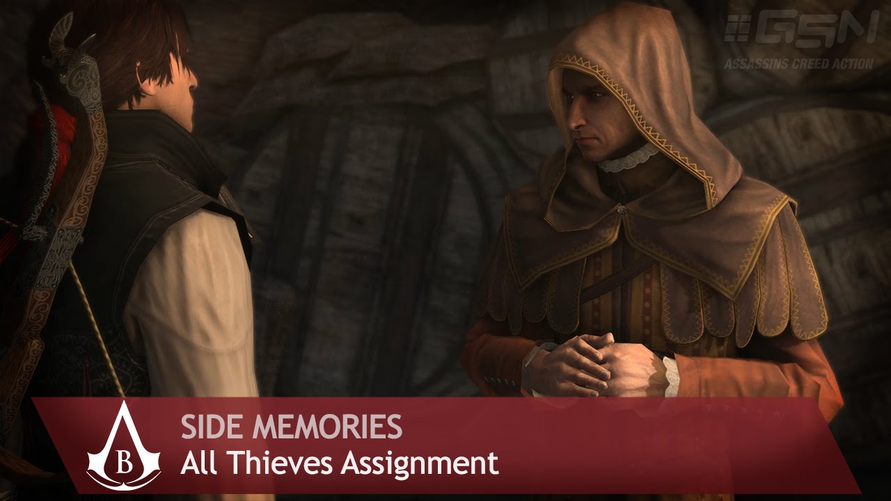 Clan Quote matchmaker Assassin's Creed: Brotherhood - Side Memories - All Thieves Assignment |  Ubisoft Help