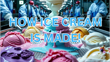 How Ice Cream Is Made in a Mega Factory With Modern Technology -@Processzonevideos
