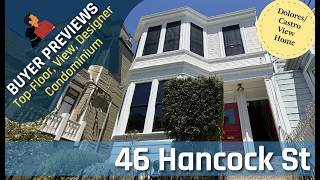 Buyer Preview: 46 Hancock, Castro-Dolores, Top-Floor View Condo, San Francisco, - 4K