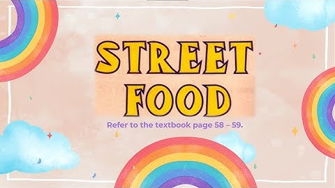 Get Smart Plus 3 : Module 6 - Street Food