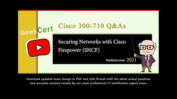 [2021] Latest Cisco 300-710 exam questions and answers and exam dCiscoount codes