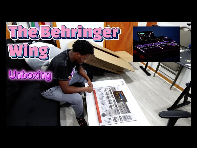 Unboxing the Behringer Wing Mixing Console! class=