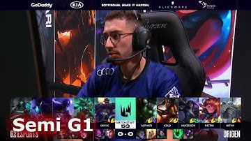 G2 eSports vs Origen - Game 1 | Semi Finals S9 LEC Spring 2019 | G2 vs OG G1