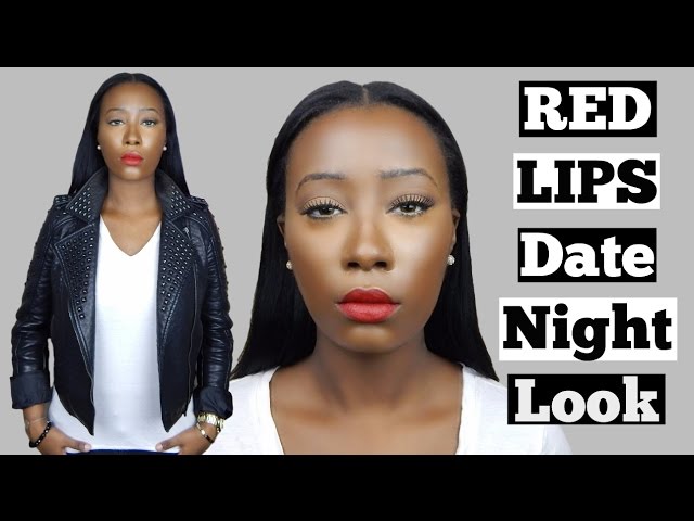 RED Lipstick LOOK for Dark Skin & WOC * NEW 2016 * class=