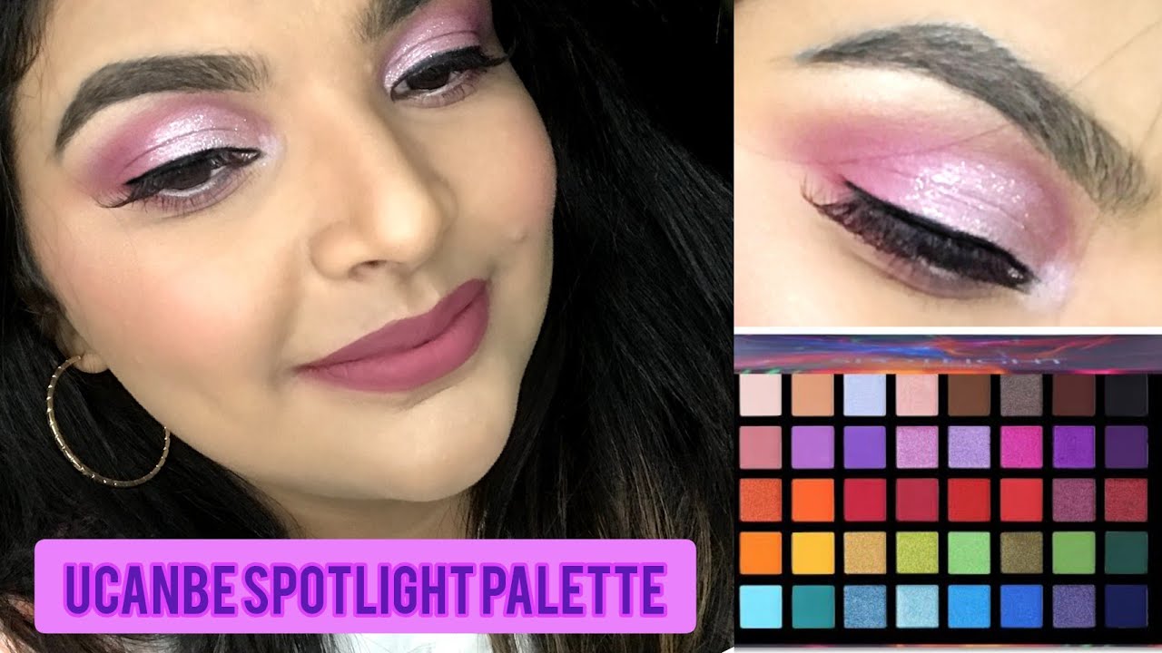 UCANBE Spotlight Eyeshadow Palette Review KayforKaunain YouTube