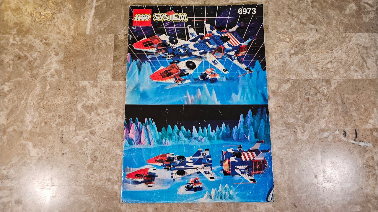 Lego 6973 Ice Planet Deep Freeze Defender Instructions, Retro Lego