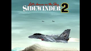 Sidewinder 2 PS1 - F-14 Tomcat Gameplay
