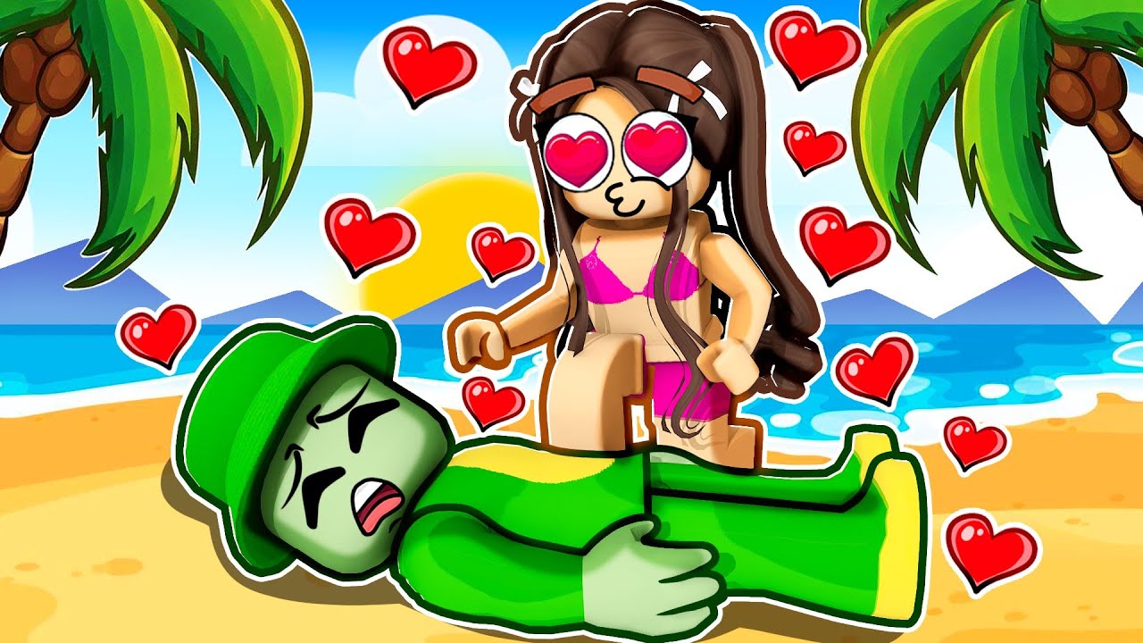 La SAUVETEUSE a un CRUSH SUR MOI sur Roblox Brookhaven !