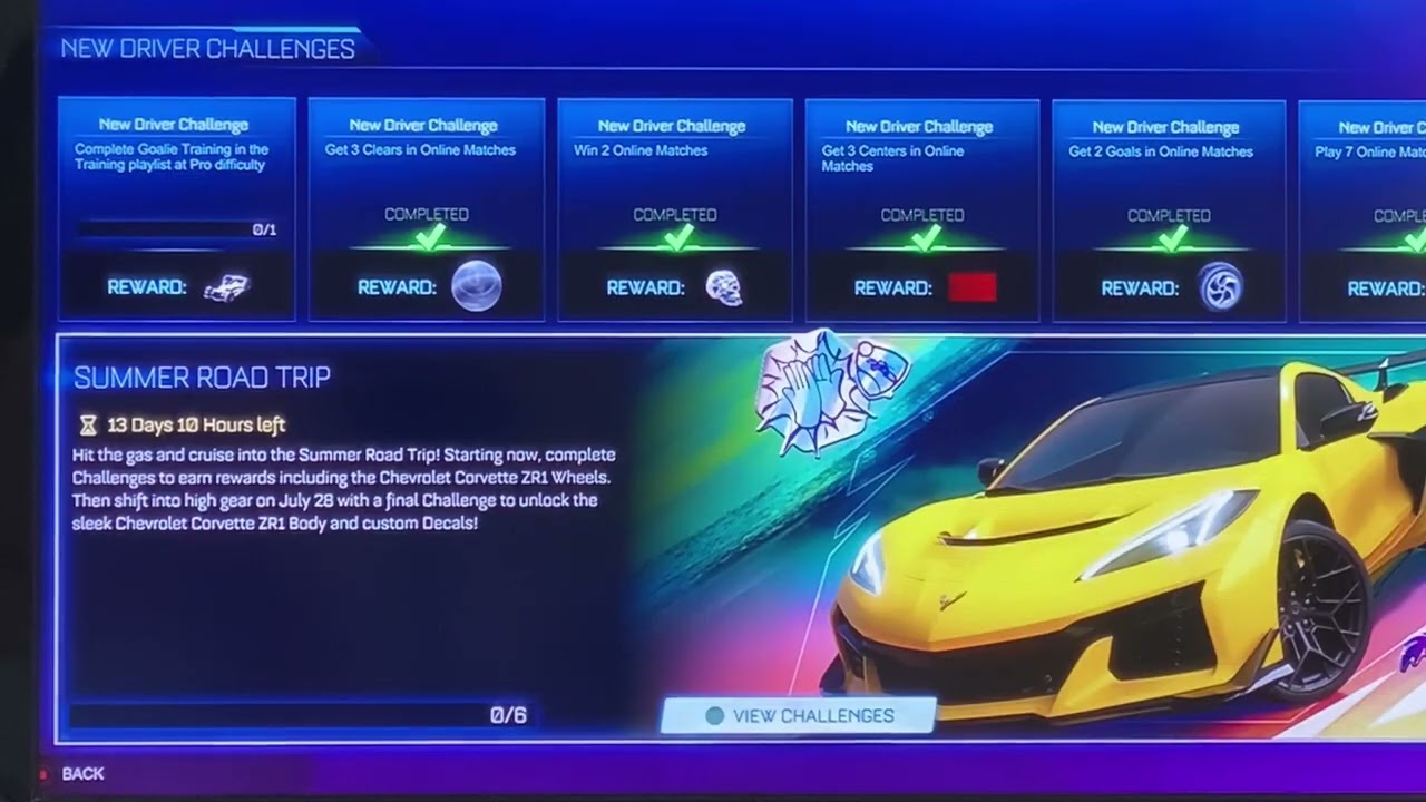 Rocket league party up summer road trip event 2025