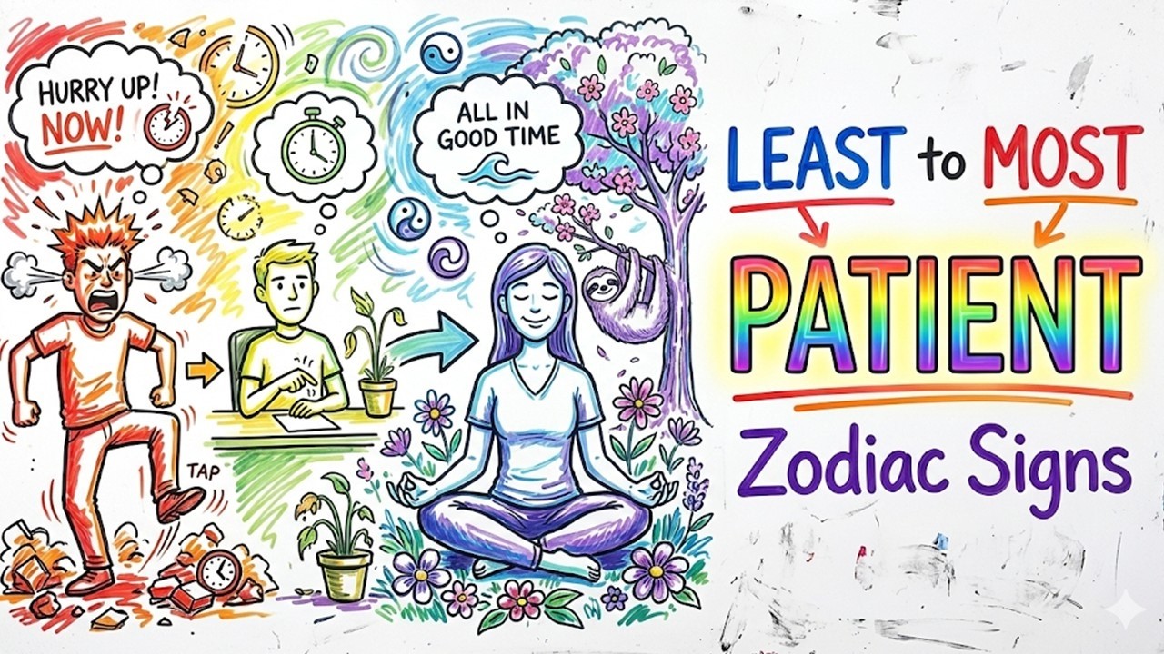 Least to Most Patient Zodiac Signs