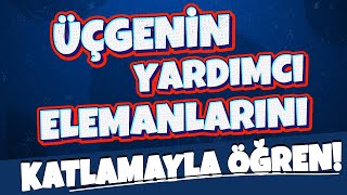 Üçgenin Yardımcı Elemanlarını Katla Öğren Açıortay, Kenarortay, Kenar Orta Dikme Nedir?