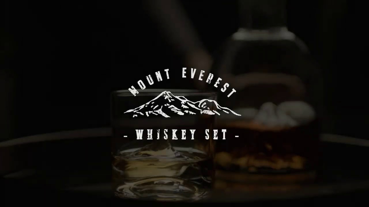 Everest Crystal Whiskey Glasses Chill Drinks in 18 Seconds, via
