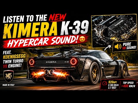 🚀 KIMERA K-39™Koenigsegg Twin-Turbo V8 Madness! 🔥🔊