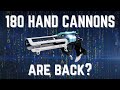 180 Hand Cannons are BACK in Destiny 2