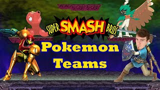 Super Smash Bros. Themed Pokemon Team