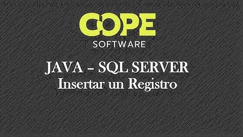 JAVA con SQL Server - Insertar un registro