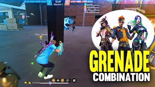 Grenade Character Combination | Grenade Best Character Skill In Free Fire