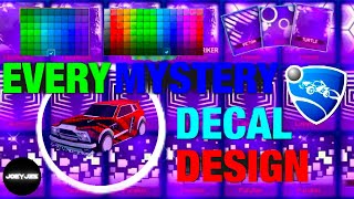 Every Mystery Decal Design In Rocket League !!!