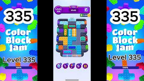 Color Block Jam Level 335 Solution  Complete Walkthrough #factsnotfiction #colorblockjam #level335