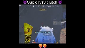 Quick 1vs3 clutch😈😈|| iPhone 13 #shorts #bgmi #1vs3 #iphone13