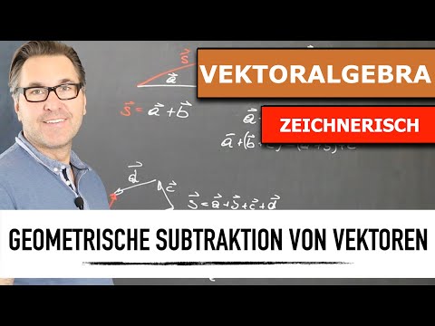 Video: So Subtrahieren Sie Einen Vektor