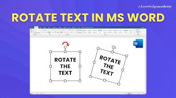How to Rotate Text in Microsoft Word [2025] | Easy Ways to Rotate Text in Microsoft Word
