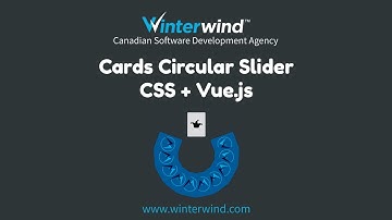 Card Circular Slider with CSS & Vue.js