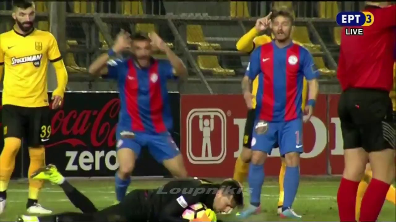 Άρης - ΑΟ Τρίκαλα 3-2 Στιγμιότυπα Football League 6η αγ. {18/12/2016}