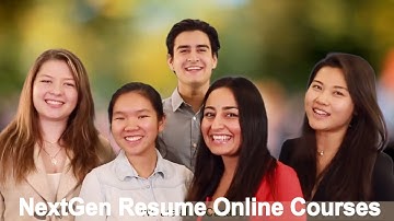 FREE Online Course: NextGen Resume -  Creative Self Marketing