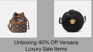 Unboxing 40% Off Versace Luxury Sale Items