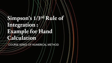 APLIKASI ATURAN SIMPSON 1/3 || HAND CALCULATION