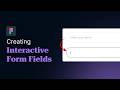 Create Interactive Form Fields in Figma (Step-by-Step Guide)